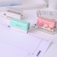 【CC】 Six holes punching machine multi-hole mini cute hole puncher student flipchart Scrapbook Binding