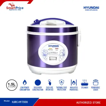 Hyundai Steam Rice Cooker (3 Liters / 4 cups) - Pre Order (1 week delivery)