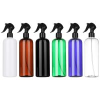 【LZ】❍☢♂  Spray de garrafas de 500ml embalagem plástica multicolor recarregável recipiente vazio ferramenta de maquiagem com tampa retrátil 1 peça