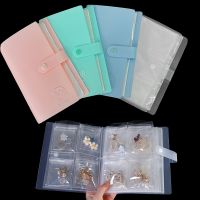 Portable Ins Jewelry Storage Bag Book Anti-oxidation Rings Necklace Photo Holder Bag Portable Travel Jewelry Cards Organizer Box
