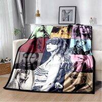 【CW】▣♨✻  Swiftes Blanket Throw Blankets Fleece Covers for Bed Car and Decoration Fans