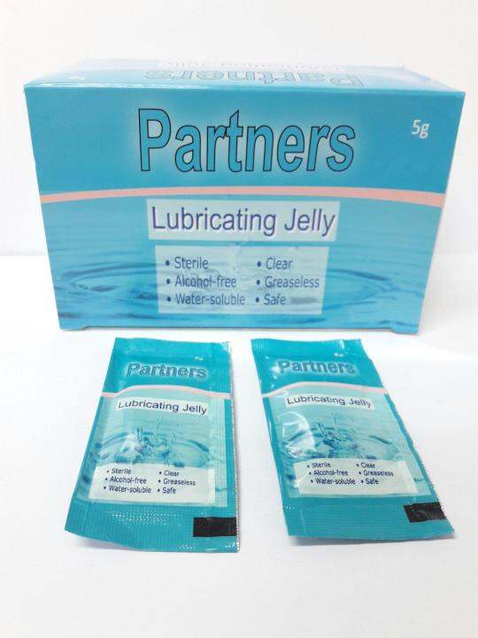 Partners Lubricating Jelly 5g Sachet 1 box Lazada PH