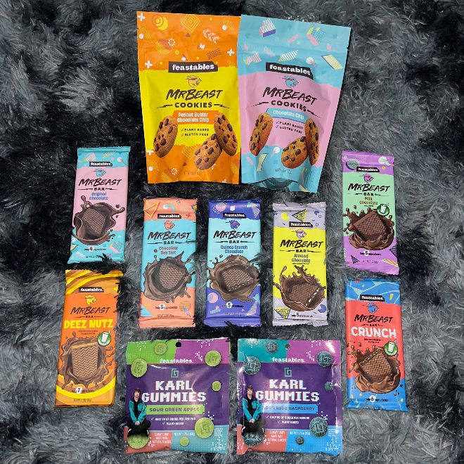 MrBeast Chocolate Feastables | Lazada