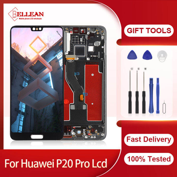 หน้าจอสัมผัส LCD สำหรับ P20 Pro CLTL09หน้าจอดิจิตอล CLTL29 CLTAL01