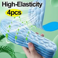 4PCS Massage Memory Foam Insoles for Sport Running Shoes Sole Breathable Cushion Insoles Pad Women Men Feet Orthopedic Insoles Shoes Accessories