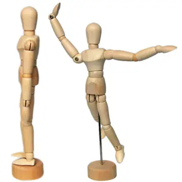 Best Wooden Manikin Blockhead - Wood Artist Figure Doll Model for