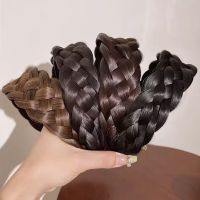 【CC】 5-Strand Widened Top Wig Fluffy Hairband Artifact Fishbone Braid Twists Headband Covering Hair Orname