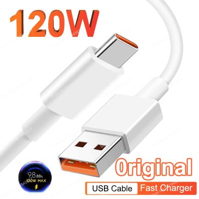 Original 120W Super Fast Charging USB Type C For Xiaomi Mi 13 12 Ultra Pro Poco F5 F4 Redmi Note 12T Turbo 90 Degree Elbow Cable Cables  Converters