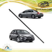 ยางรีดน้ำนอก หน้า-ขวา สี Black Civic Fd Honda 4 ประตู ปี2006 - 2011 ขนาด 113x2.5x2 มีบริการเก็บเงินปลายทาง