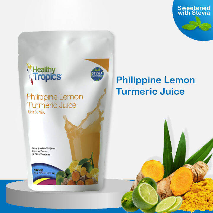 Healthy Tropics Philippine Lemon Turmeric Juice Drink Mix Lazada PH