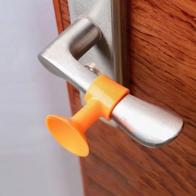【LZ】♙  Silicone Door Handle Knob Crash Pad Wall Bumper Guard Stopper Anti Collision Protector Doors Stop K0AA