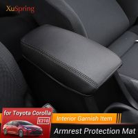 Car Armrest Console Cover Cushion Support Box Top Matte Liner Mat Case Style for Toyota Corolla 2019 2020 2021 2022 E210 12th