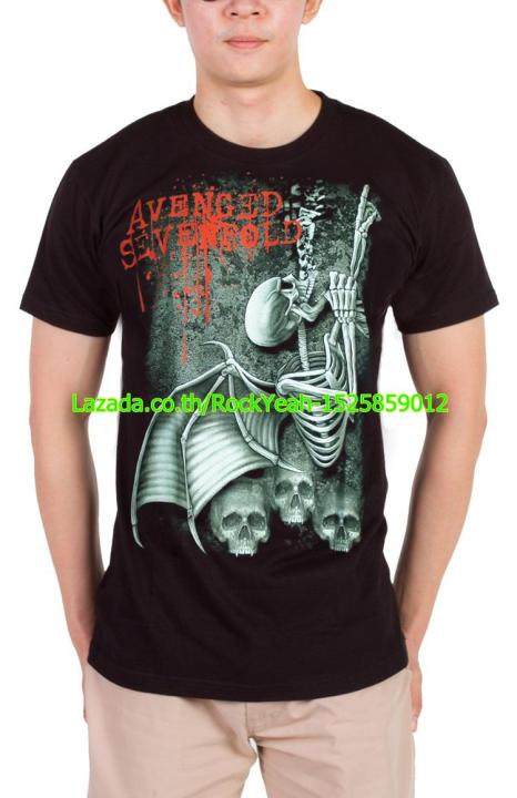 เสื้อวง-avenged-sevenfold-ร็อคในตำนาน-อมตะ-อะเว็นจด์เซเวนโฟลด์-a7x-ไซส์ยุโรป-rcm1160
