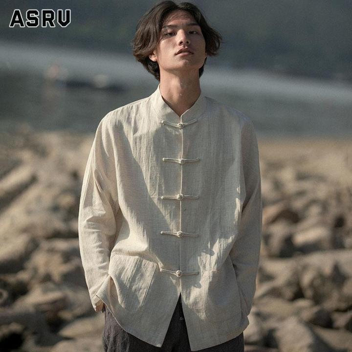 asrv-เสื้อเชิ้ตชาย-เสื้อเชิ้ตผู้ชาย-เสื้อเชิ้ตลำลองชาย-shirts-for-men-เชิ้ตผู้ชาย-เสื้อเชิ้ตผู้ชายแขนยาวเสื้อปกตั้งเสื้อเชิ้ตลำลอง