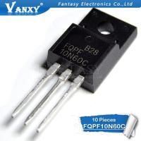 10 pcs FQPF10N60C PARA-220 10N60C 10N60 TO220 FQPF10N60 novo MOS FET ทรานซิสเตอร์