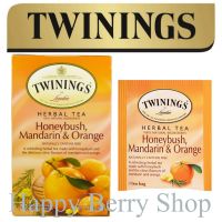 ⭐ Twinings ⭐Honeybush Mandarin&amp;Orange? ชาทไวนิงส์ ฮันนี่บุช ส้มแมนดาริน Herbal Collection แบบกล่อง 20 ซอง ชาอังกฤษนำเข้าจากต่างประเทศ