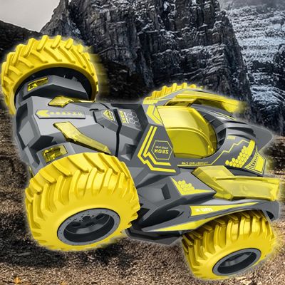 ABS Four-wheel Double-sided Drive Inertial Toy Car Stunt Collision Rotate Twisting Off-road Vehicle Kids Toys Model Car for Gift