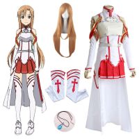 Sword Art Online Cosplay Costume Asuna Yuuki Full Set Women Cosplay Costumes