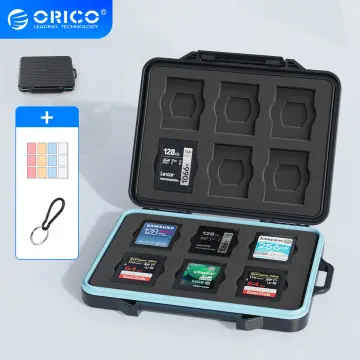 ORICO 12 Slots SD Card 12 Slots TF Card Waterproof Memory SD Card Case for  Computer Camera Cards Storage Organizer Anti-static