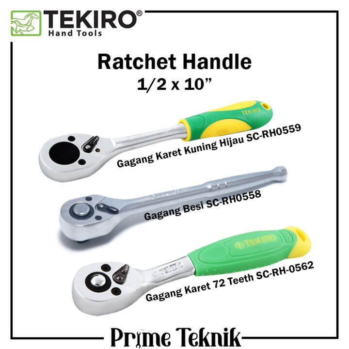 Ratchet Handle 1/2 x 10" Tekiro Gagang Kunci Sok Rachet Sock 10 inch Lazada Indonesia
