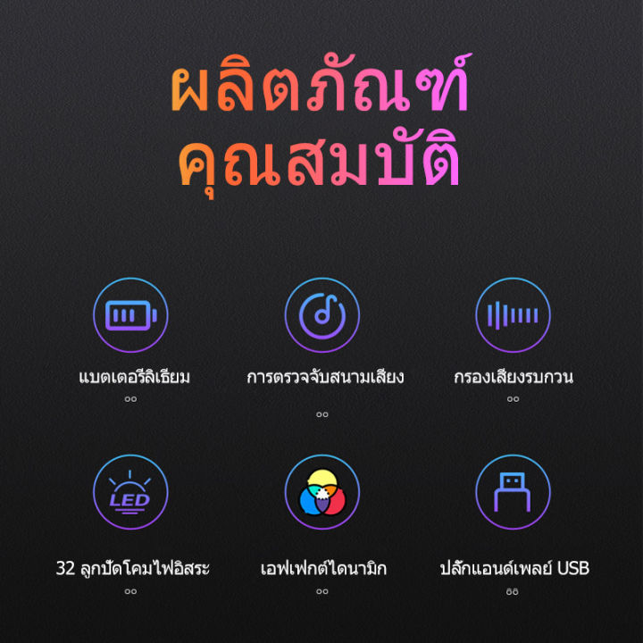 บรรจุเสียง-rgb-แบบ-เดิม-ไฟประกอบจังหวะเสียงเสียง-mic-dj-ไฟแฟลชปาร์ตี้-led-เครื่องบอกความถี่เพลง-ประดับแถบชาร์จ-usb-ประดับแถบไฟดิสโก้ใน-ไฟเ