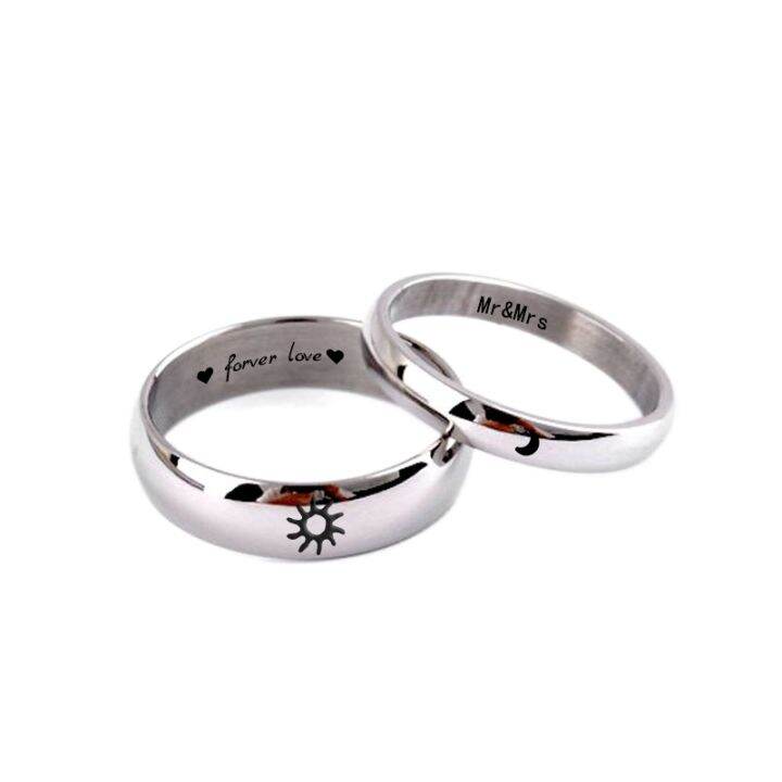 Couple ring deals silver lazada