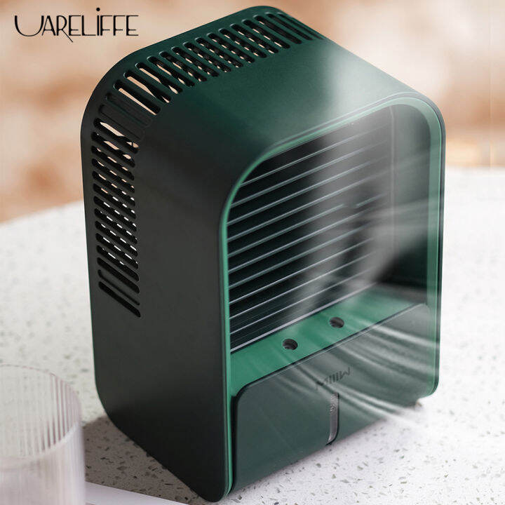 MIIIW Desktop Humidification Fan Household Electric Mist Fan 3s Fast  Cooling Down Air Cooler 3 Modes