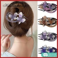 Haimeikang ใหม่แฟชั่น Retro Rhinestone คลิปผมสำหรับผู้หญิงอารมณ์ Hairpin อุปกรณ์เสริมผม