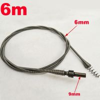 1-6m* 6mm Pipe Dredging Spring Drain Cleaner Sewer Sink Basin Pipeline Clogged Remover Bathroom Kitchen Toilet Cleaning Tools Traps Drains