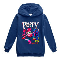 Poppy Playtime เสื้อฮู้ด2023สำหรับเด็กวัยรุ่นชายเด็กผู้หญิงแจ็คเก็ตมีฮู้ดเสื้อผสมผ้าฝ้ายการ์ตูนแขนยาวสำหรับเด็กวัยหัดเดินฤดูใบไม้ผลิและฤดูใบไม้ร่วง