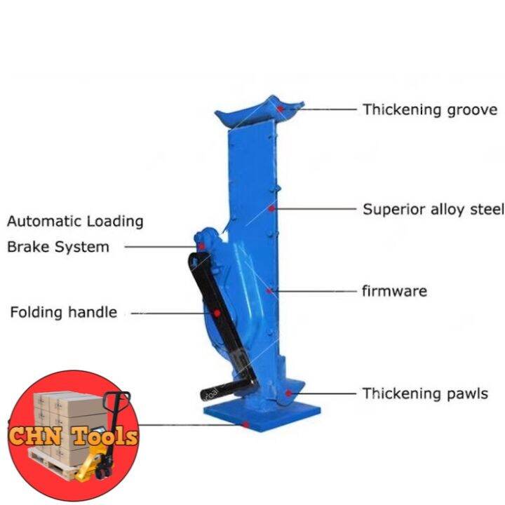 CHN Tools 5T Lever Steel Jack manual handle mechanical jack rack screw