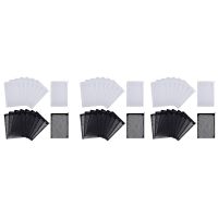 48 PCS Aquarium Mesh Media Filter Bags, Nylon Media Filter Mesh Bags with Zipper (for Particulate Carbon), Bio Balls