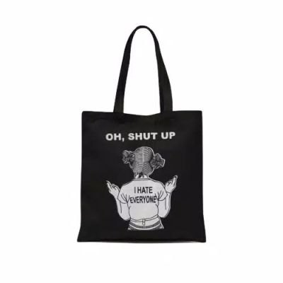 Totebag กาวปิดตัว/ราคาถูกที่สุด Tas Jinjing Kanvas ผู้หญิงสามารถจ่ายกาว Ditempat