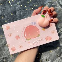 ▽∋ Honey Peach 18 Colors Eyeshadow Palette Waterproof Long Lasting Shimmer Matte Eyes Makeup Cute Glitter Highlights Shadow Pallete