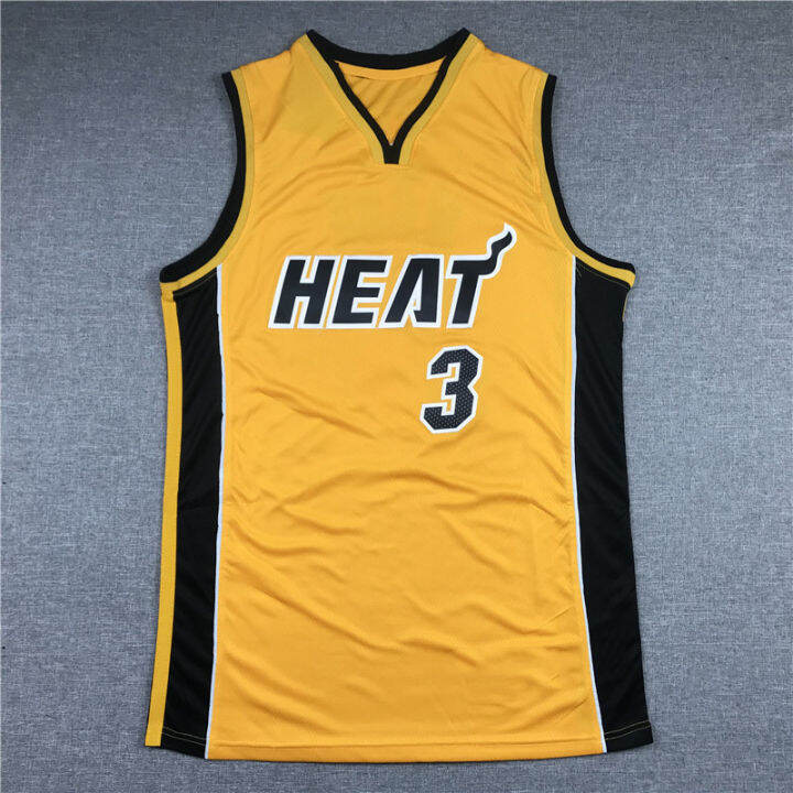 เสื้อเจอร์ซีย์บาสเก็ตบอล-nba-ลายไฟสีเหลืองขายดีรุ่น3-13-14-22-เจอร์ซีย์ความร้อนปักชุดบาสเก็ตบอล22-22