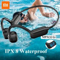 XIAOMI Swimming Bone Conduction Earphones Bluetooth Wireless IPX8 Waterproof 32GB MP3 Player Hifi Headphone with Mic Headset