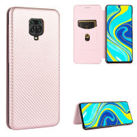 Xiaomi Redmi Note 9S / Note 9 Pro / Note 9 Pro Max Case, EABUY Carbon Fiber Magnetic Closure with Card Slot Flip Case Cover for Xiaomi Redmi Note 9S / Note 9 Pro / Note 9 Pro Max