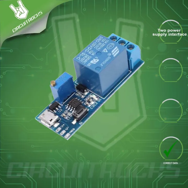 Relay Adjustable Timer Micro USB Power Module Lazada PH