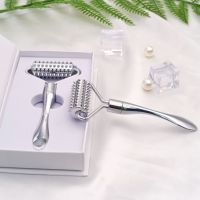 【YF】△✜  steel pointed roller spatula massage ball stone face massager to improve neck facial beauty skin care tool