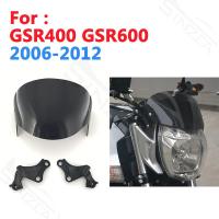 สำหรับ Suzuki BK400 BK600 GSR400 GSR600 GSR BK 400 600 2006-2012กระจกรถจักรยานยนต์ตัวเบี่ยงกระจกรถยนต์กันลม2007 2008