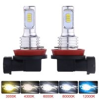 2Pcs H11 LED H4 H7 H11 H8 H9 HB4 HB3 9005 9006 LED Headlight Bulb 3000K 6000K 12000K Ice Blue CSP Auto Fog Lamp Car Light 3570