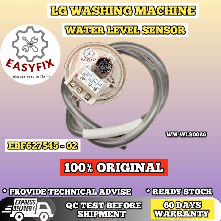EBF627545 02 (ORIGINAL!!) LG WATER LEVEL SENSOR WASHING MACHINE AIR