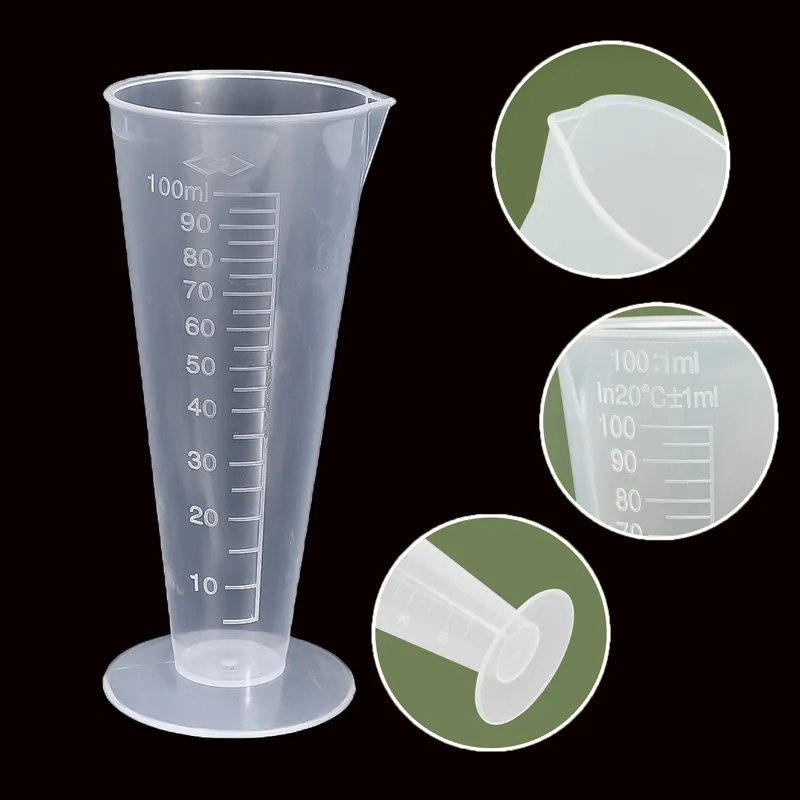 2Pcs Plastic Measuring Cup 100mL Jug Pour Spout Surface Kitchen tools  kitchen accessories