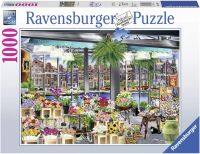 จิ๊กซอว์ Ravensburger - Amsterdam Flower Market  1000 piece  (ของแท้  มีสินค้าพร้อมส่ง)