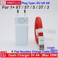 【Taotao Electronics】 Eu/us/uk 5V/4A Originele Oneplus Dash Charger 20W Snel Opladen 1M Soort C Kabel Power Adapter Muur สำหรับ6T 5T 5 3T