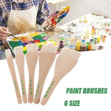 10pcs/set Smooth Blending Brushes Drawing Painting Brushes Flat Kit for DIY  Scrapbooking Cards Making Ink