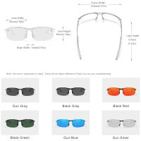 【cw】KINGSEVEN NEW Upgrade Fashion Mens Aluminum Sunglasses Polarized Rimless Simple Design Driving Sun Glasses nd Men UV400 【hot】