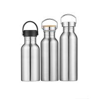 1Pc Stainless Steel Sport Water Bottle Outdoor Gym Water Drink Bottle Drinkware 350-750ml