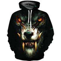 Yfashion [Free Gift] 3D Werewolf Hoodie Men/Women able Hooded Pullover S-XXL