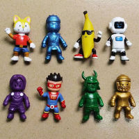 8pcs Cartoon Game Peripherals Figures Toy Portable and Lightweight Figurine Ornaments for Living Room Desktop Decoration